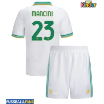 AS Roma Gianluca Mancini #23 3rd trikot Kinder 2025-26 Kurzarm (+ Kurze Hosen)